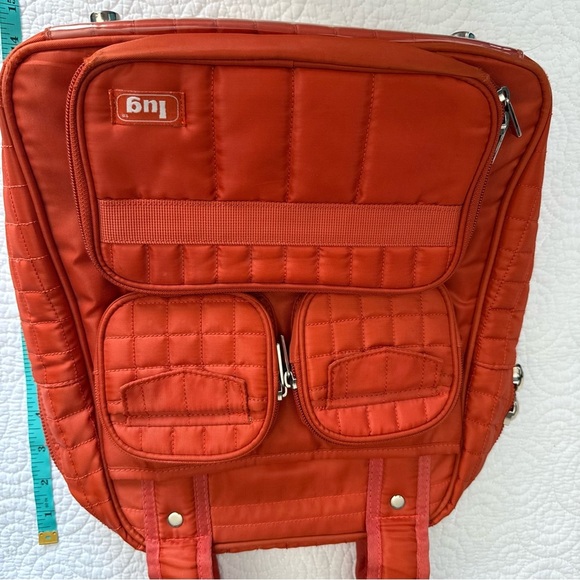 Lug Quilted Orange Backpack - Picture 15 of 15